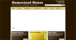 Desktop Screenshot of homesteadfurniture.com